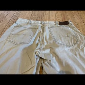 Polo Ralph Lauren Khaki Tan Pants Jeans Mens Brown Western Vintage Classic